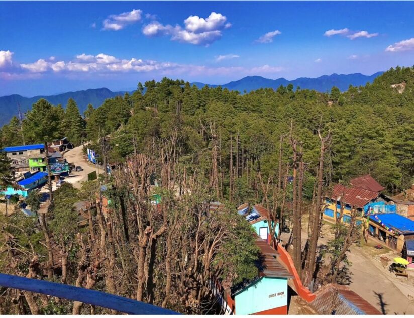 Daman village from view tower