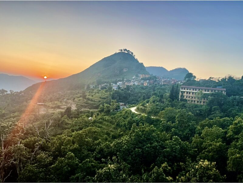 Bandipur Nepal at sunset time