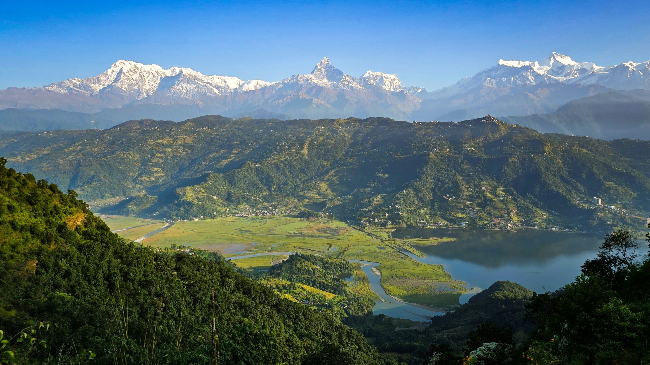 Annapurna view in 5 day Nepal best experience motorcycle tour