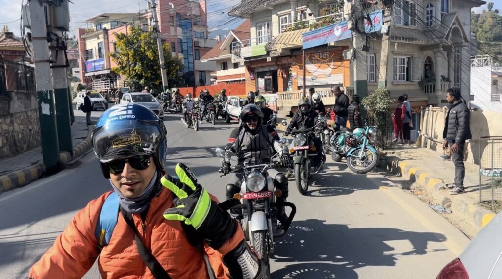 Riders united to support Bikemandu Nepal mission