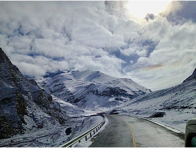 Motorcycle ride to the roof of the world