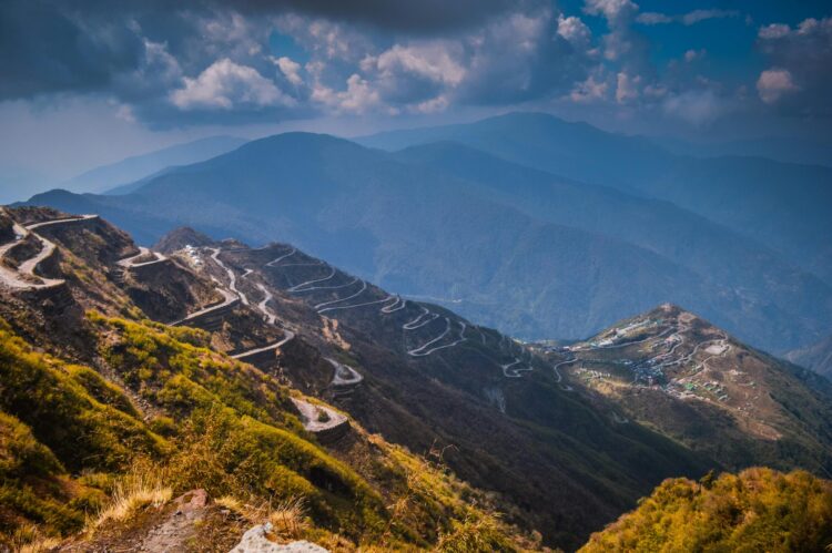 Beautiful Sikkim during East Nepal and India motorcycle tour